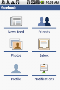 Top Android App Facebook Update 1.2 Home Facebook Android App Homepage