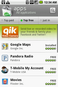 Android Market Screenshot 2