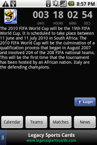 Top Android App 2010 World Cup
