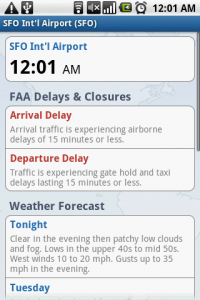 Top Android App FlightTrack Airport Details