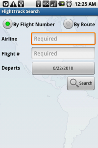 Top Android App FlightTrack Search