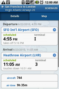 Top Android App FlightTrack Details