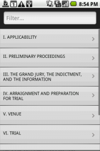 Top Android App Droid Law Codes