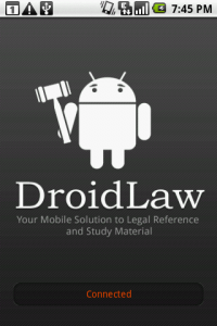Top Android App Droid Law Intro