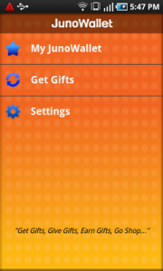 Top Android App JunoWallet Gift Cards Home