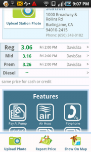 Top Android App GasBuddy Station Info