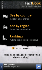 Top Android App FactBook Home