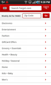 Top Android App Target Weekly Ad