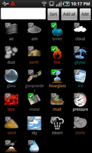 Top Android Game Alchemy Element Multi List