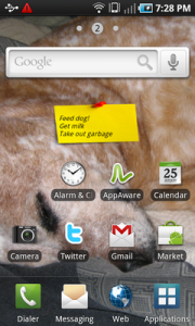 Top Android Widget Post It Desk Homescreen