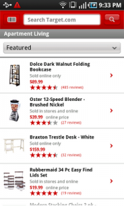 Top Android App Target Product List