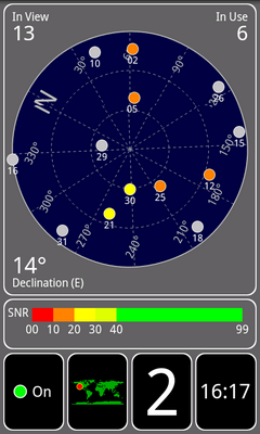 Top Android App GPS Test Sky View
