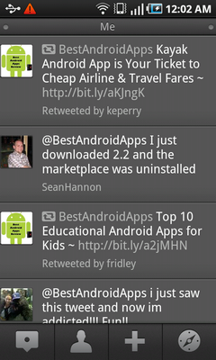 Top Android App TweetDeck Me