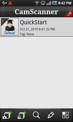 Top Android App CamScanner Home
