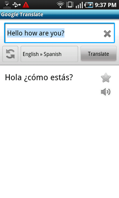 Top Android App Google Translate Results