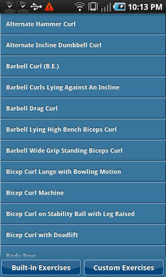 Top Android App Jefit Fitness Exercise List