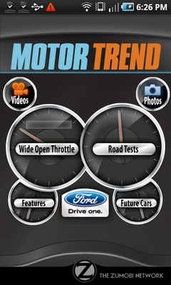 Top Android App Motor Trend Home