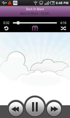 Top Android App Mougg Cloud Music Controls