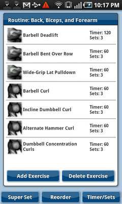 Top Android App Jefit Fitness Routine Specifics