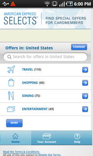 Top Android App American Express Selects