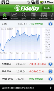 Top Android App Fidelity Investments Home