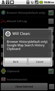 Top Android App History Eraser Clean Prompt
