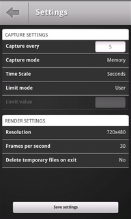 Top Android App Lapse It Settings