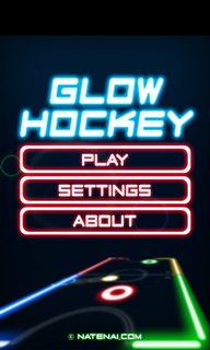 Top Android Game Glow Hockey Home