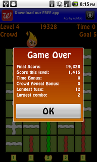 Top Android Game Syrious Blasts Game Over