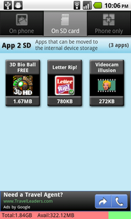 Top Android App 2 SD Card Storage