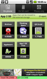 Top Android App 2 SD Movable Apps