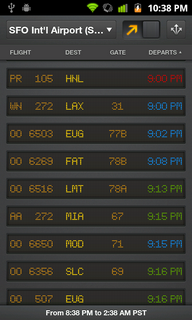 Top Android App Flightboard Home