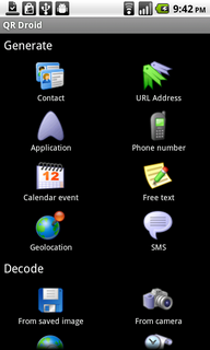 Top Android App QR Droid Home