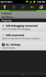 Top Android App Quick Launch Notification Tray