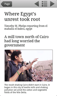 Top Android App PressReader Newspaper Article View