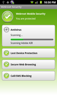 Top Android App Webroot Mobile Security Antivirus Scan