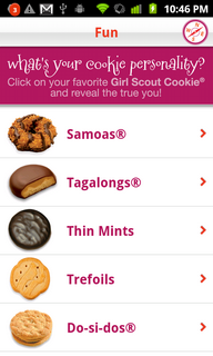 Girl Scout Cookie Locator Android App Personality