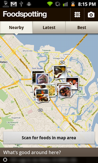 Top Android App Foodspotting Map Locations