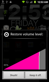 Top Android App Shush Ringer Restorer Volume Level