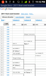 Top Android App Google Docs Spreadsheet Example