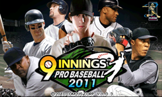 Top Android Game 9 Innings Pro Baseball 2011 Home