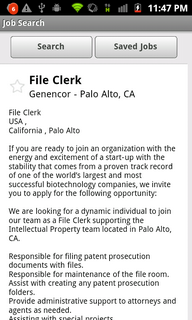Top Android App Job Search Indeed.com Listing