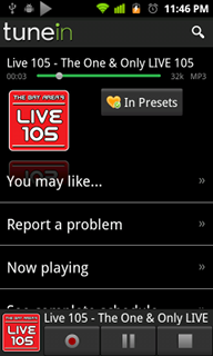 Top Android App TuneIn Radio Station