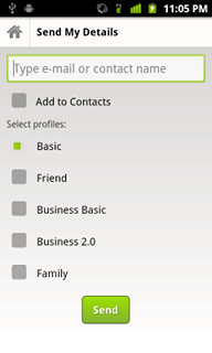 Top Android App Bondaii Smart Contacts Send Details