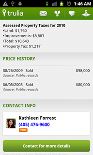 Top Android App Trulia Real Estate Search Full Listing2