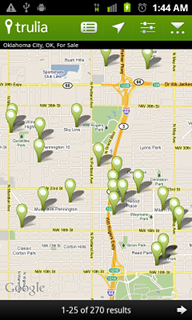 Top Android App Trulia Real Estate Search Map