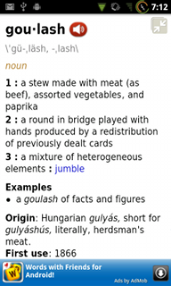 Top Android App Merriam-Webster Dictionary Defintion Reader View