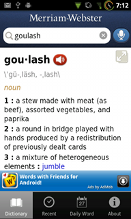 Top Android App Merriam-Webster Dictionary Defintion