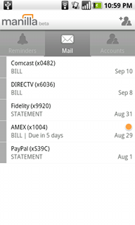 Top Android App Manilla Accounts Mail