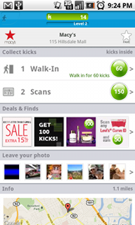 Top Android App Shopkick Retailer Page